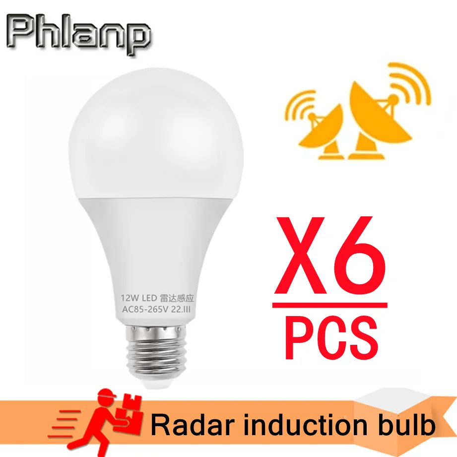 E27 LED Radar Light Bulb Energy Saving Auto On Off Smart Detection Motion Sensor Light 85-265V 5W 7W 9W 12W 15W Lampada
E27 LED Radar Light Bulb Energy Saving Auto On Off Smart Detection Motion Sensor Light 85-265V 5W 7W 9W 12W 15W Lampada
