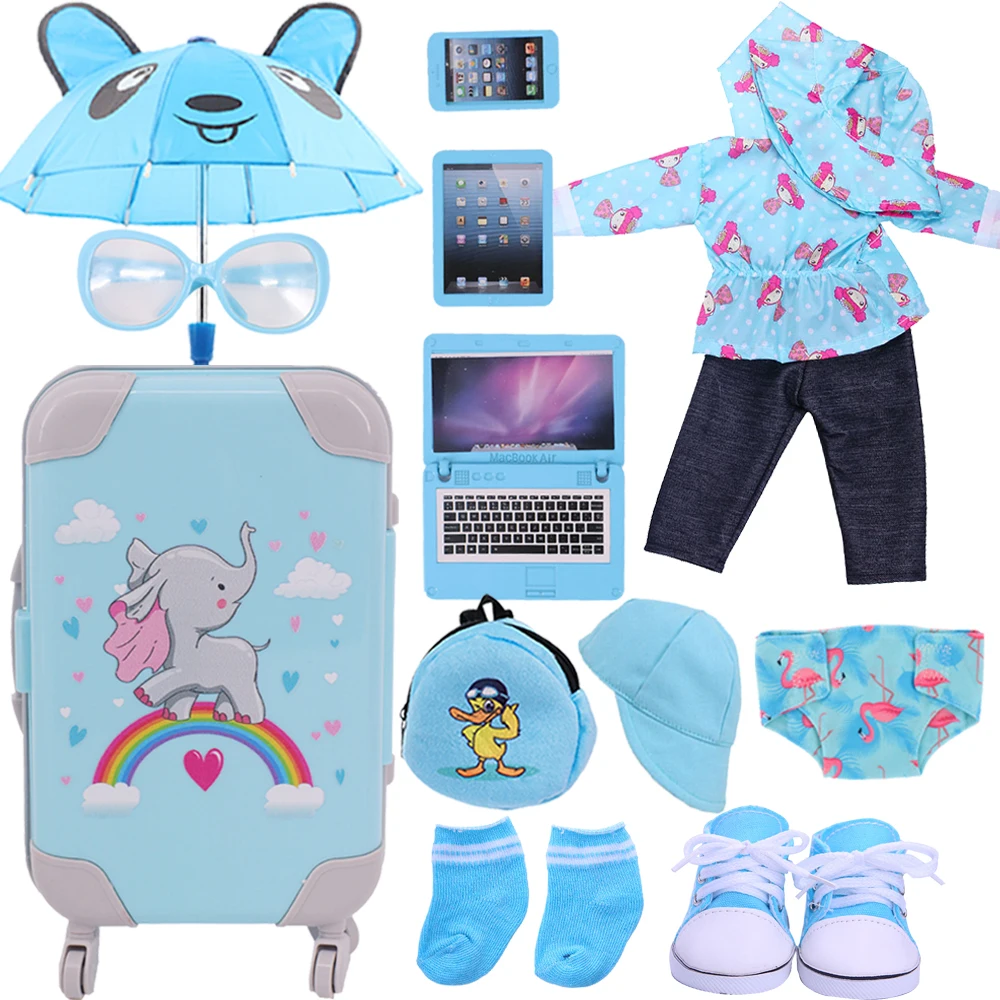 Reborn Doll Clothes Shoes Suitcase Rain Accessories Fits 18 Inch American&43Cm Baby Newborn Our Generation Girl`s Toy DIY Gifts
Reborn Doll Clothes Shoes Suitcase Rain Accessories Fits 18 Inch American&43Cm Baby Newborn Our Generation Girl`s Toy DIY Gifts