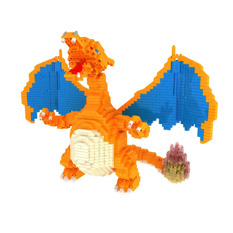 Конструктор Charizard, кукла Venusaur из мультфильма, модель бластвузы, кирпичи из снорлакса, игрушка для детей, украшение Gyarados
Конструктор Charizard, кукла Venusaur из мультфильма, модель бластвузы, кирпичи из снорлакса, игрушка для детей, украшение Gyarados