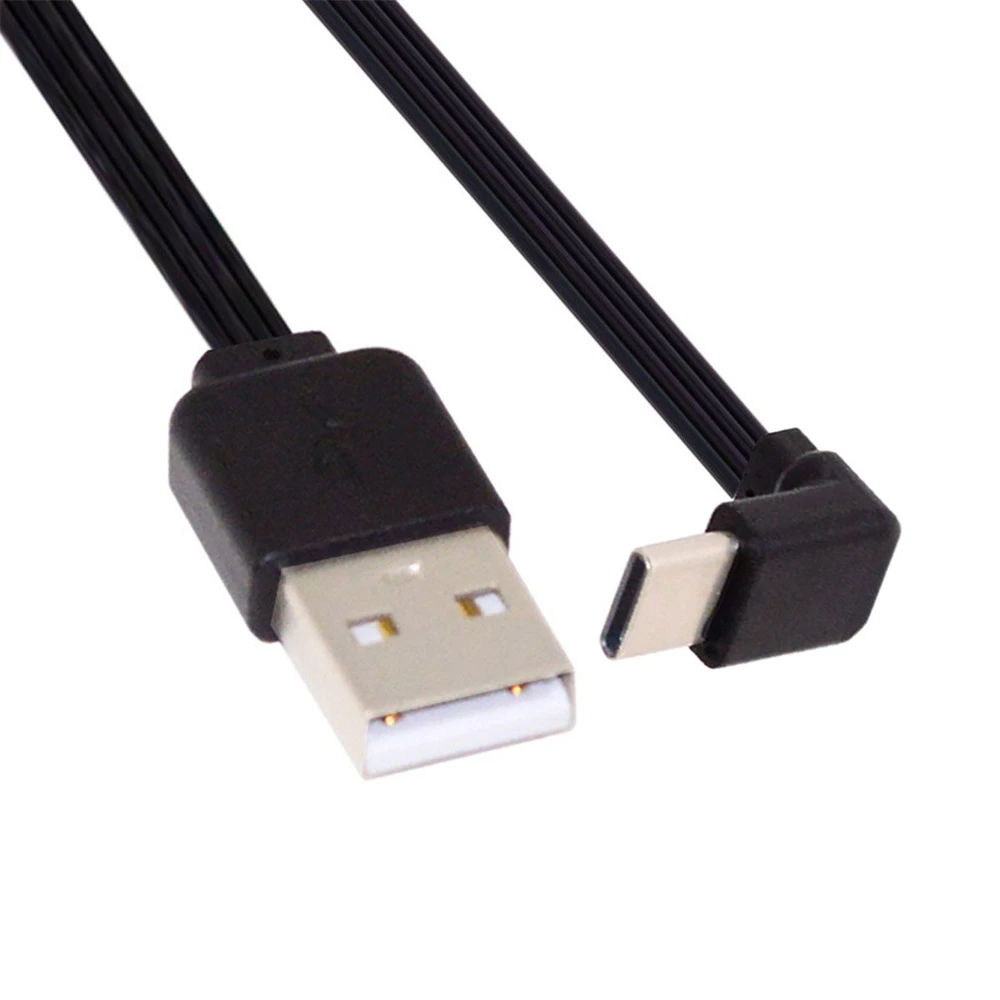 13cm USB 2.0 Type-A Male to USB-C Type-C Up Down Angled 90 Degree Data Flat Slim FPC Cable for FPV & Disk & Phone
13cm USB 2.0 Type-A Male to USB-C Type-C Up Down Angled 90 Degree Data Flat Slim FPC Cable for FPV & Disk & Phone