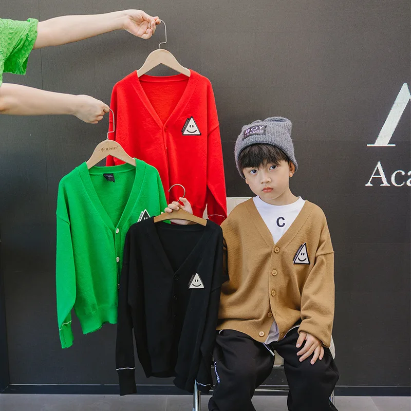 Children's Clothing 2022 Fall New Boys Sweater Cardigan Children's Cotton Knit Cardigan Jacket
Children's Clothing 2022 Fall New Boys Sweater Cardigan Children's Cotton Knit Cardigan Jacket