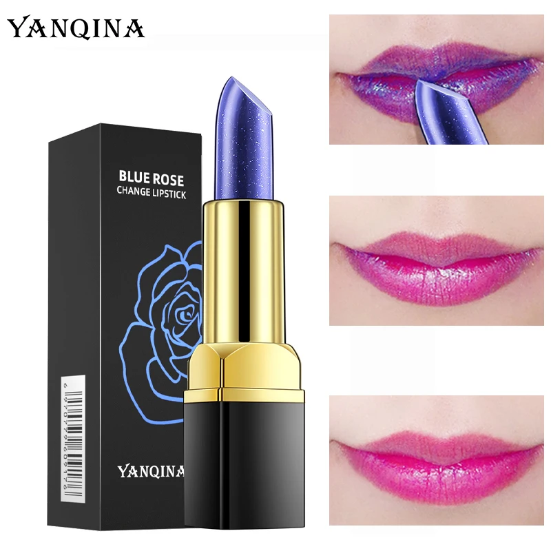 Водостойкая губная помада синего и розового цвета, меняющая цвет, не выцветает, красивая Увлажняющая губная помада с изменением температур...
Водостойкая губная помада синего и розового цвета, меняющая цвет, не выцветает, красивая Увлажняющая губная помада с изменением температур...