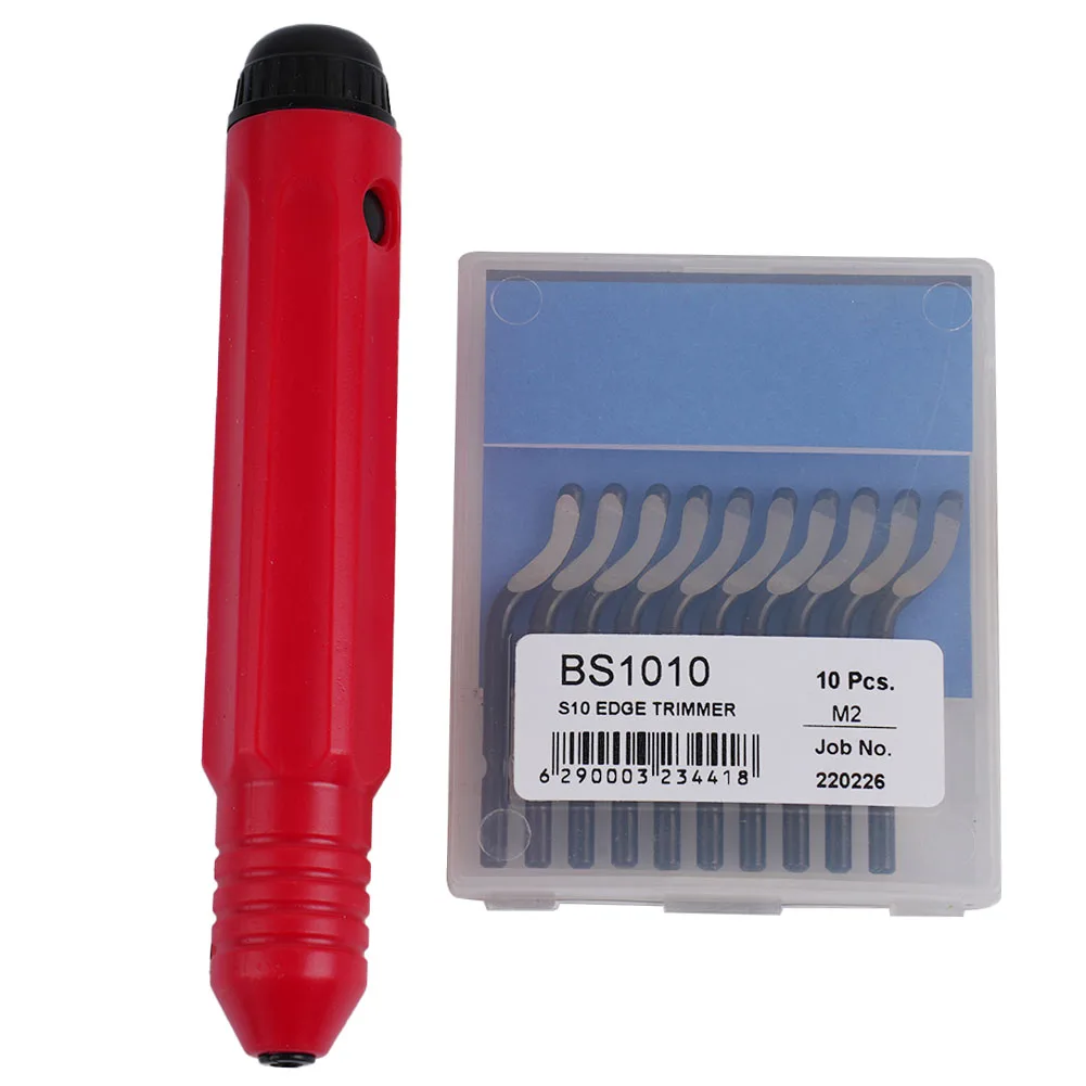 BS1010 Blades Burr Handle Deburr Blade Deburring Bit For Glass HSS Hand Manual Tools Metalworking Remover Tools
BS1010 Blades Burr Handle Deburr Blade Deburring Bit For Glass HSS Hand Manual Tools Metalworking Remover Tools