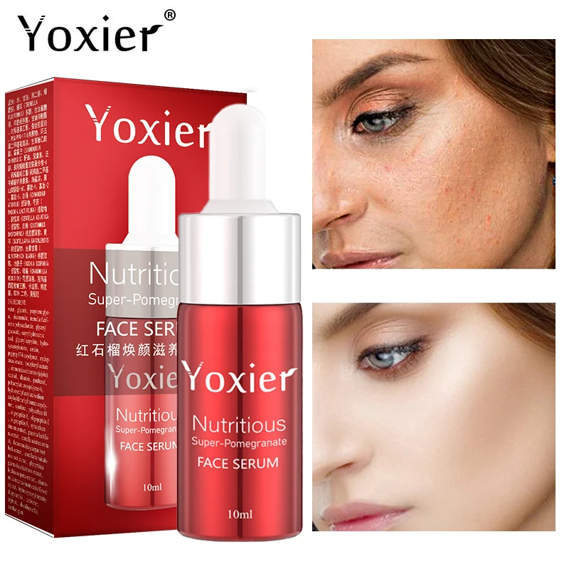 Pomegranate Face Serum Moisturizing Whitening Even Skin Tone Anti-Aging Anti-Wrinkle Deep Nourishment Shrink Pores Face Care
Pomegranate Face Serum Moisturizing Whitening Even Skin Tone Anti-Aging Anti-Wrinkle Deep Nourishment Shrink Pores Face Care