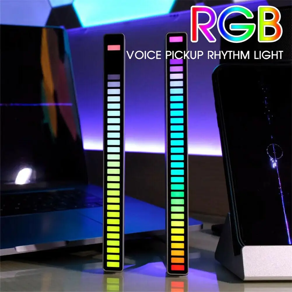 Sound Lights Pickup LED Light USB RGB Night Lamp Voice Activated Music Rhythm Ambient Light App Control For Bedroom Bar Party
Sound Lights Pickup LED Light USB RGB Night Lamp Voice Activated Music Rhythm Ambient Light App Control For Bedroom Bar Party
