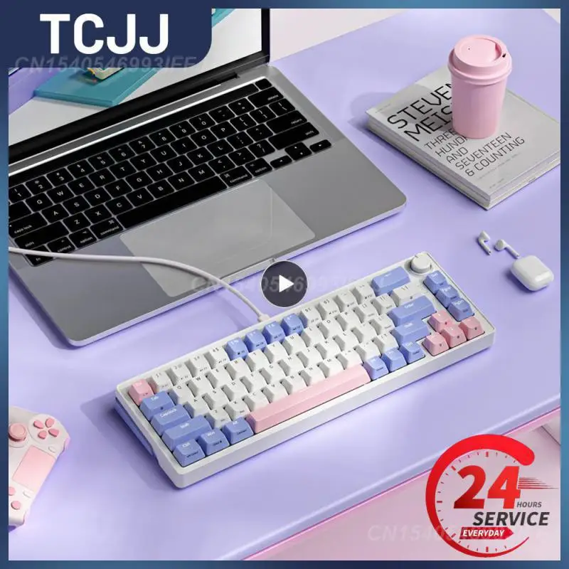 Usb Interface Color Block Keyboard Two-stage Foot Support Flank With Light bluetooth-compatible Keyboard Full Key Hot Plug
Usb Interface Color Block Keyboard Two-stage Foot Support Flank With Light bluetooth-compatible Keyboard Full Key Hot Plug