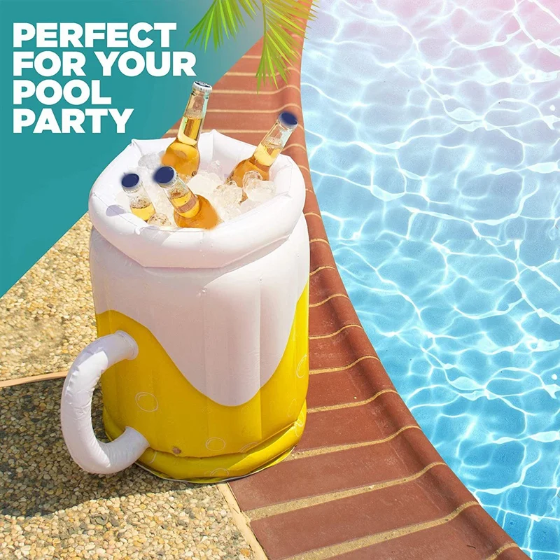 Best Inflatable Beer Mug Cooler For Party Supplies For Adults Summer Party Decorations, Beach Pool Parties 
Best Inflatable Beer Mug Cooler For Party Supplies For Adults Summer Party Decorations, Beach Pool Parties