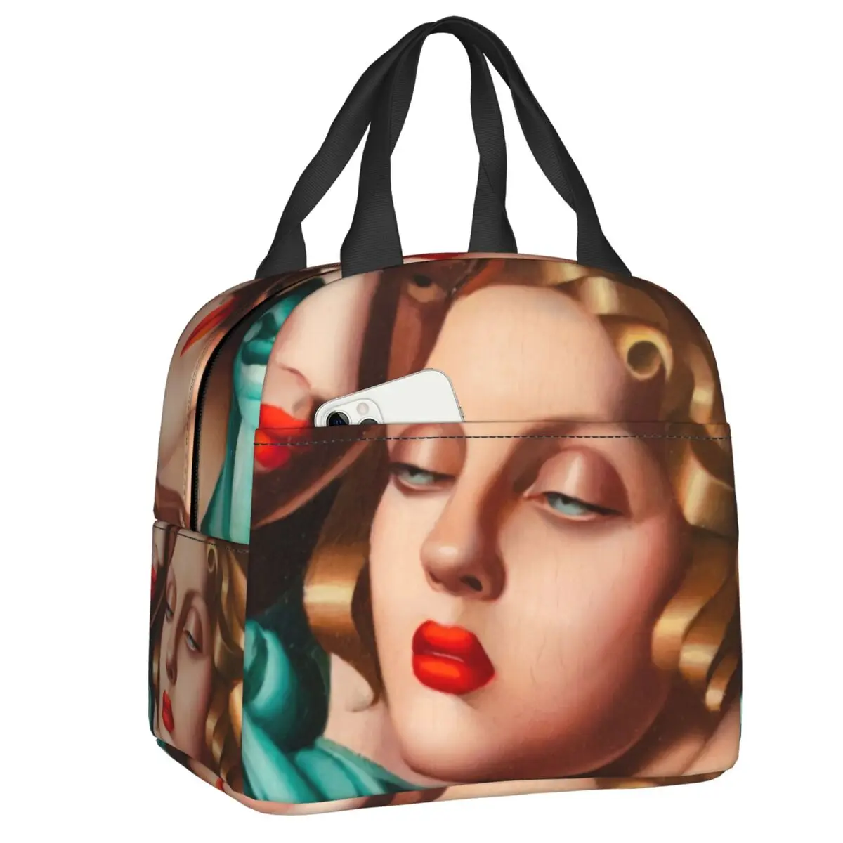 Портативные Ланч-боксы для девушек от Tamara De Lempicka, женская красивая женская Термосумка с изображением знаменитого искусства, ланч-боксы с те... 
Портативные Ланч-боксы для девушек от Tamara De Lempicka, женская красивая женская Термосумка с изображением знаменитого искусства, ланч-боксы с те...
