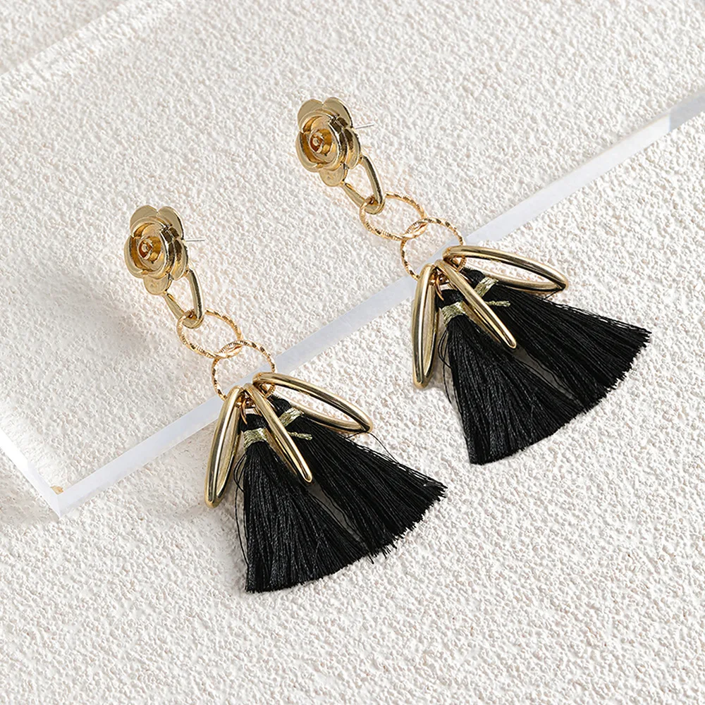 New Multicolor Bohemian Flower Statement Long Tassel Earrings for Women Vintage Big Drop Dangle Earring 2022 Boho Indian Jewelry
New Multicolor Bohemian Flower Statement Long Tassel Earrings for Women Vintage Big Drop Dangle Earring 2022 Boho Indian Jewelry