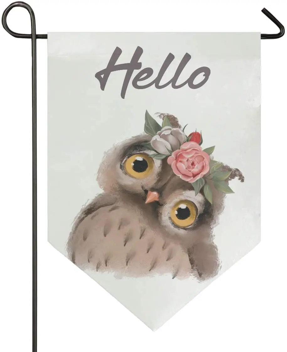 Цветочный венок Hello Owl, Садовый флаг, флаги для дома, двусторонний ярдовый баннер, наружный декор, баннер для улицы, дома, Яра
Цветочный венок Hello Owl, Садовый флаг, флаги для дома, двусторонний ярдовый баннер, наружный декор, баннер для улицы, дома, Яра