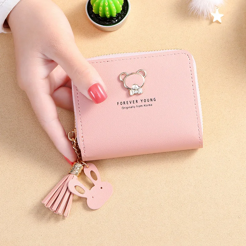 KAFVNIE Women Cute Pink Wallets Pocket Purse Card Holder Ins cute bear Wallet Lady Female Fashion Short Coin Burse Money Bag
KAFVNIE Women Cute Pink Wallets Pocket Purse Card Holder Ins cute bear Wallet Lady Female Fashion Short Coin Burse Money Bag