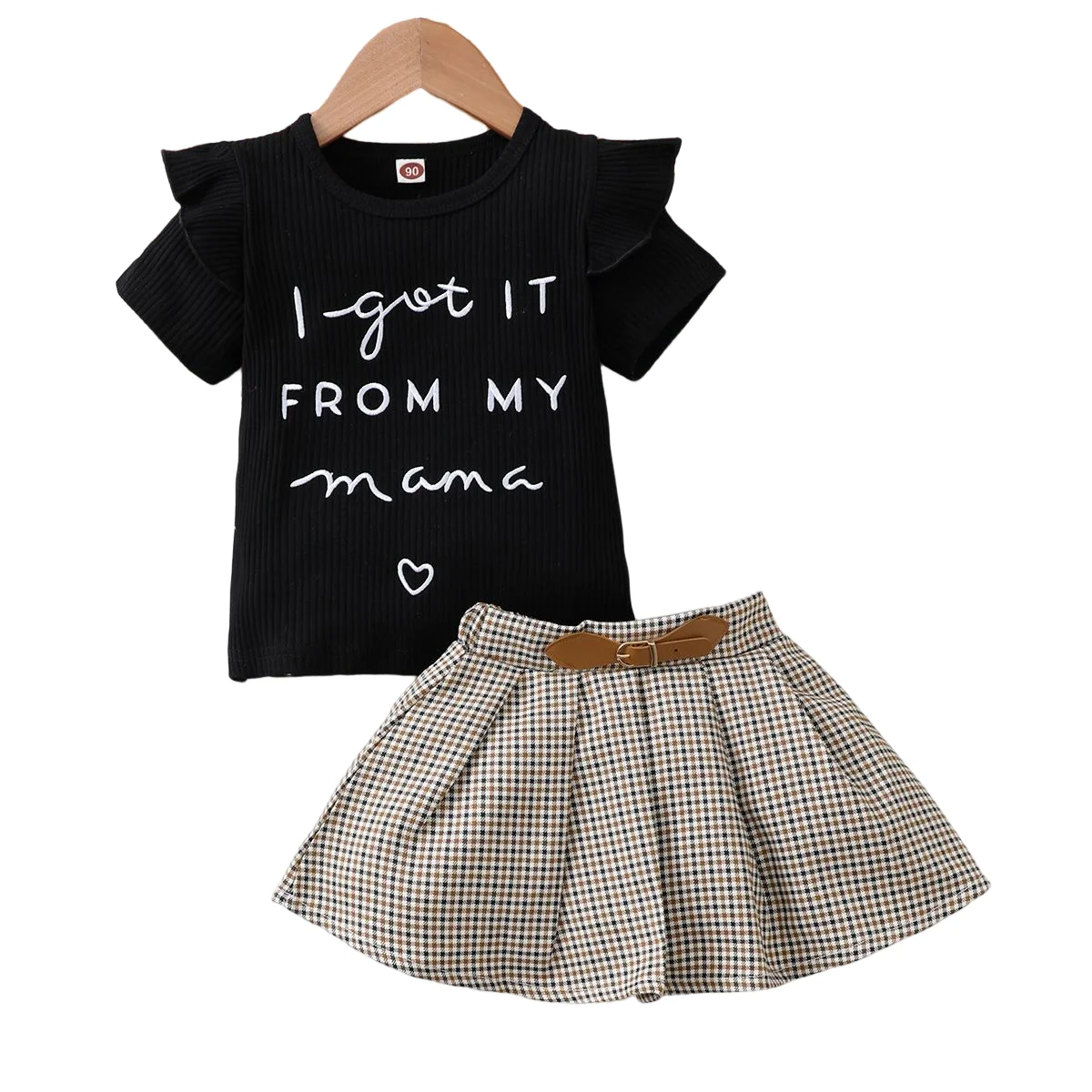 Children Girl Clothes Set Toddler Girl Pit strip short sleeve Top + Lattice Skirt 2Pcs Suit Kids Girl Party Wedding Outfit Suit
Children Girl Clothes Set Toddler Girl Pit strip short sleeve Top + Lattice Skirt 2Pcs Suit Kids Girl Party Wedding Outfit Suit