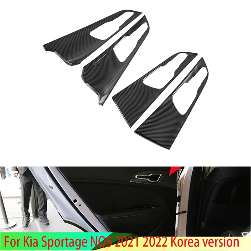 Carbon Fiber Car Inner Door Handle Cover Catch Bowl Sticker Trim For Kia Sportage NQ5 2022
Carbon Fiber Car Inner Door Handle Cover Catch Bowl Sticker Trim For Kia Sportage NQ5 2022