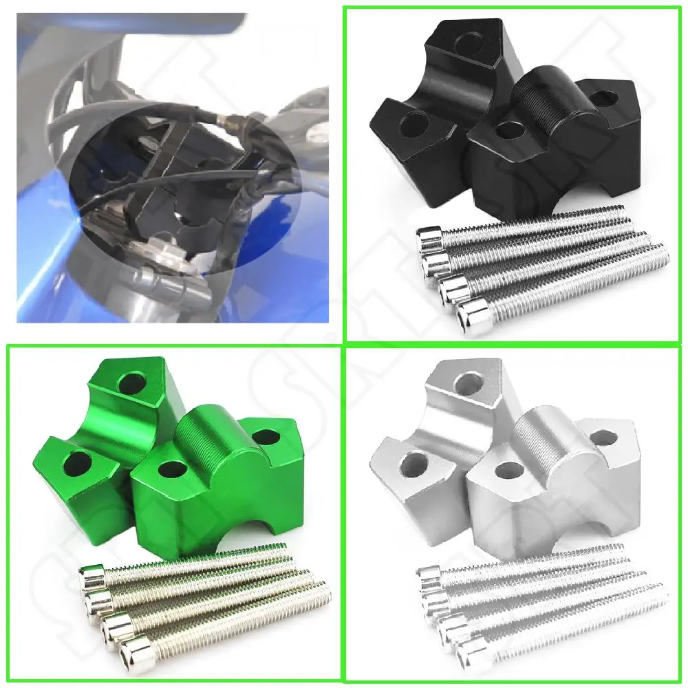 Fits for Kawasaki Z750 Z750S Z750R 2004-2012 Z1000 Z1000SX 2003-2016 Motorcycle Handlebar Risers Heightening block Mount Adapter
Fits for Kawasaki Z750 Z750S Z750R 2004-2012 Z1000 Z1000SX 2003-2016 Motorcycle Handlebar Risers Heightening block Mount Adapter