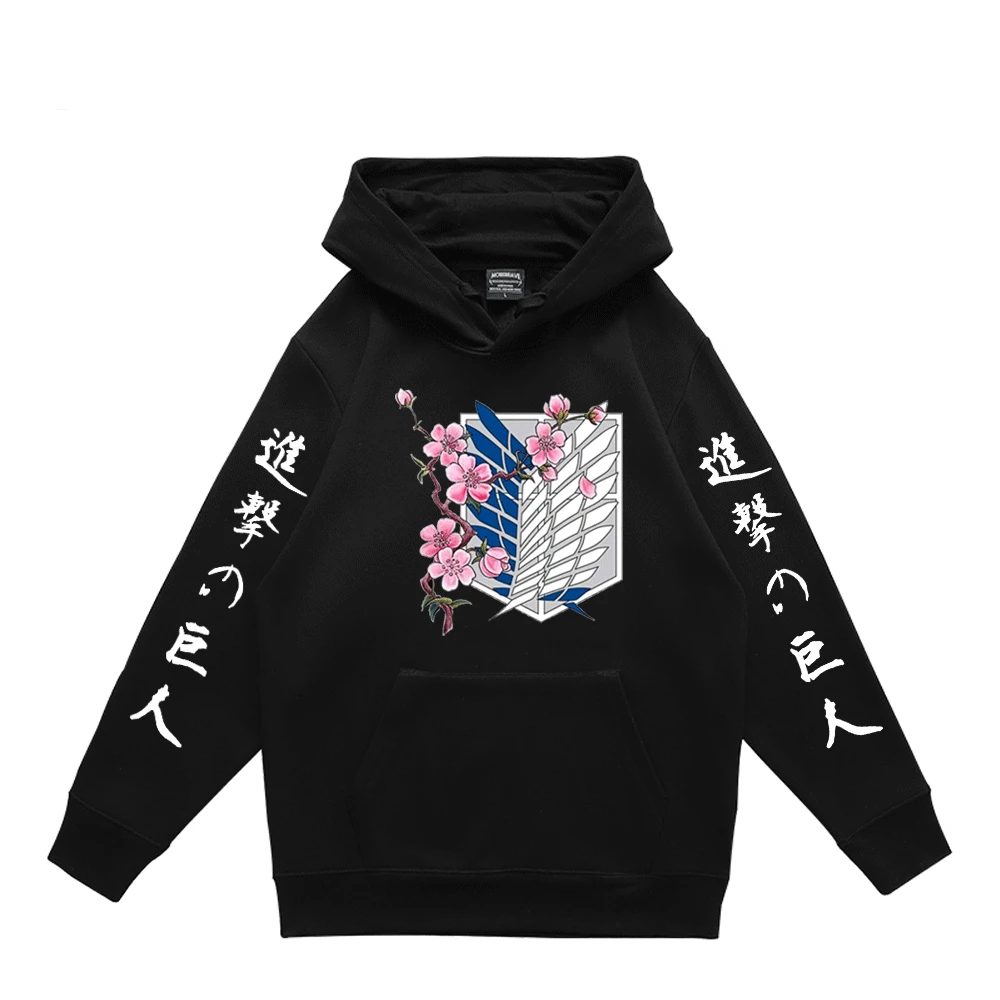 Anime Attack on Titan Printed Long Sleeves Hoodie Men Women Tops Spring New Fleece Sweatshirt Street Harajuku Pullover Clothing
Anime Attack on Titan Printed Long Sleeves Hoodie Men Women Tops Spring New Fleece Sweatshirt Street Harajuku Pullover Clothing