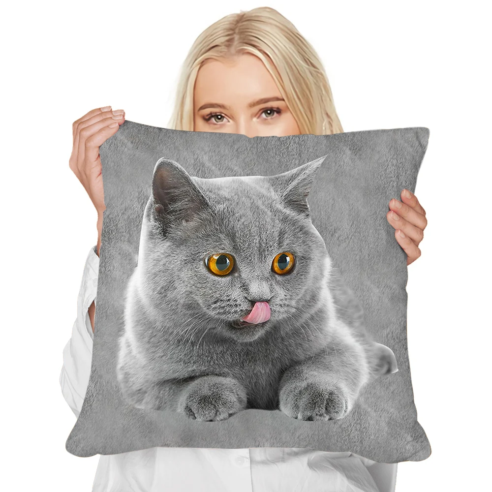 CLOOCL Funny Animals Pillow Case 3D Graphic Polyester British Shorthair Cover Cushion Fashion Pillowcases For Bed Dropshipping
CLOOCL Funny Animals Pillow Case 3D Graphic Polyester British Shorthair Cover Cushion Fashion Pillowcases For Bed Dropshipping