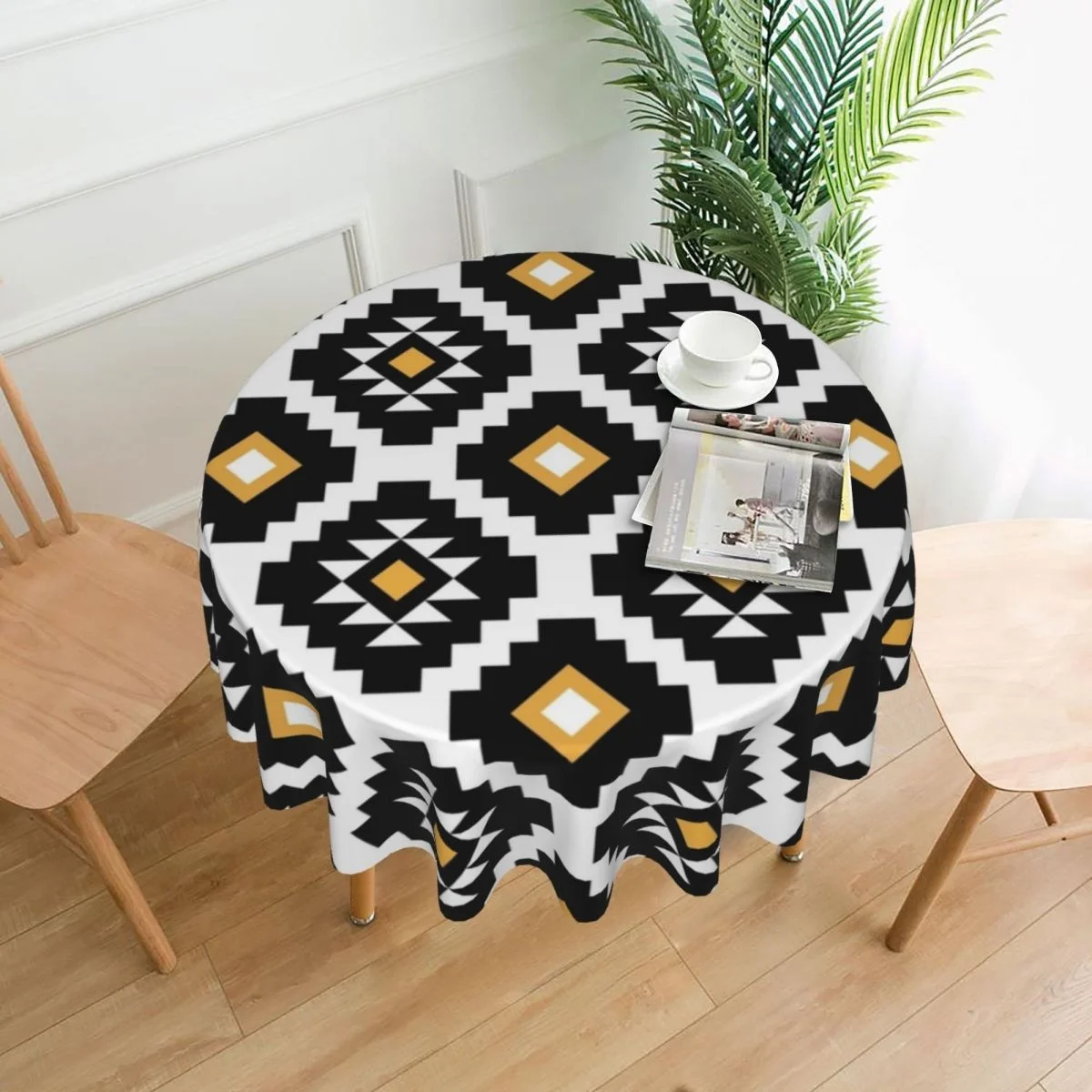 Aztec Geometric Pattern Table Cloth Desk Cover Polyester Creative Dustproof Round Picnic Blanket for Kitchen Gift 
Aztec Geometric Pattern Table Cloth Desk Cover Polyester Creative Dustproof Round Picnic Blanket for Kitchen Gift