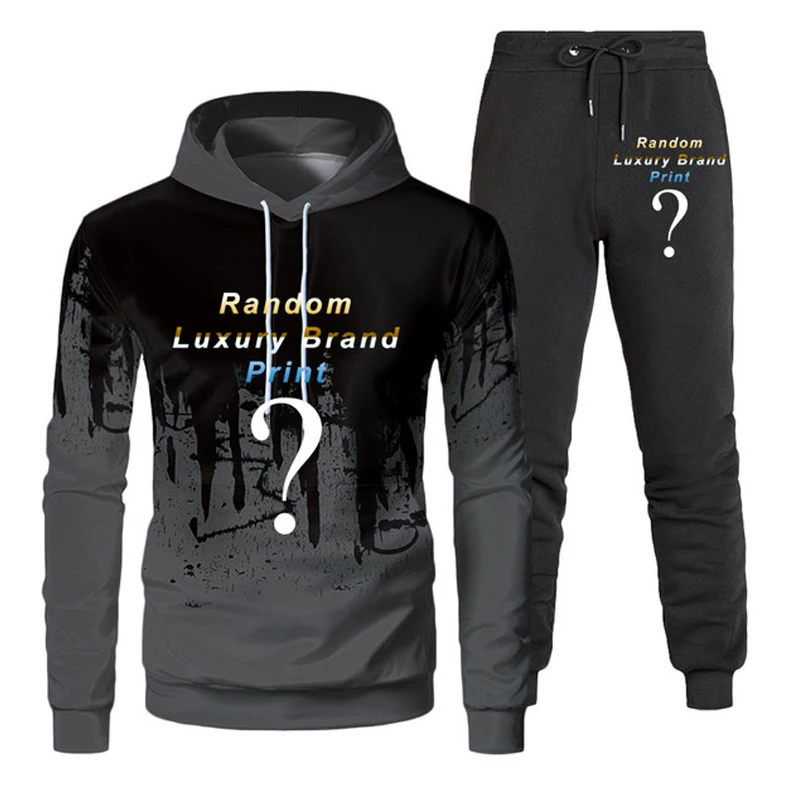 Men's Splash Ink Tracksuit Hooded Sweatshirt + Sweatpant Sets Random Logo Print Casual Sports Kit High quality Male Streetwear| 
Men's Splash Ink Tracksuit Hooded Sweatshirt + Sweatpant Sets Random Logo Print Casual Sports Kit High quality Male Streetwear|