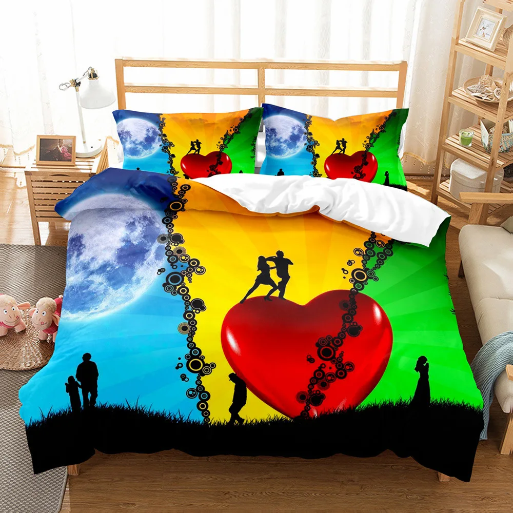 Comforter Cover King Full Size for Lover Bedding Set Love Duvet Cover Set Couple Hug Romantic Theme Tree Heart Shaped Polyester 
Comforter Cover King Full Size for Lover Bedding Set Love Duvet Cover Set Couple Hug Romantic Theme Tree Heart Shaped Polyester
