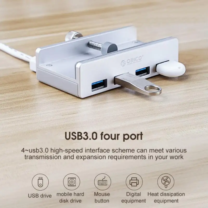 Концентратор ORICO MH4PU 4 USB 3,0 с блоком питания, супер высокоскоростное расширение, передача данных 5 Гбит/с, подходит для аксессуаров для ноутбу...
Концентратор ORICO MH4PU 4 USB 3,0 с блоком питания, супер высокоскоростное расширение, передача данных 5 Гбит/с, подходит для аксессуаров для ноутбу...