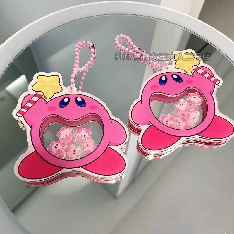 Kawaii Star Kirby Chans Anime Figures Children Toys Sweet Pink Kirby Acrylic Pendant Keychain Girl Cartoon Keyring Birthday Gift
Kawaii Star Kirby Chans Anime Figures Children Toys Sweet Pink Kirby Acrylic Pendant Keychain Girl Cartoon Keyring Birthday Gift