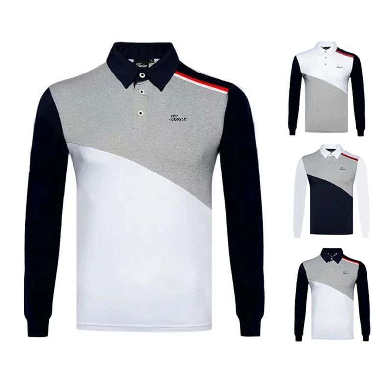 2021 autumn golf clothing men's long sleeve T-shirt polo shirt outdoor sports leisure top breathable and quick drying
2021 autumn golf clothing men's long sleeve T-shirt polo shirt outdoor sports leisure top breathable and quick drying