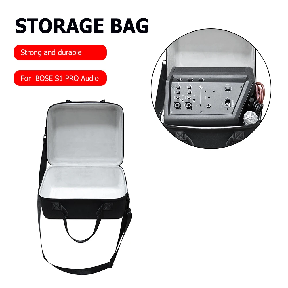 Wireless Speaker Storage Organizer Bag Portable Speaker Bag Cover Large Capacity with Shoulder Strap for BOSE S1 PRO
Wireless Speaker Storage Organizer Bag Portable Speaker Bag Cover Large Capacity with Shoulder Strap for BOSE S1 PRO