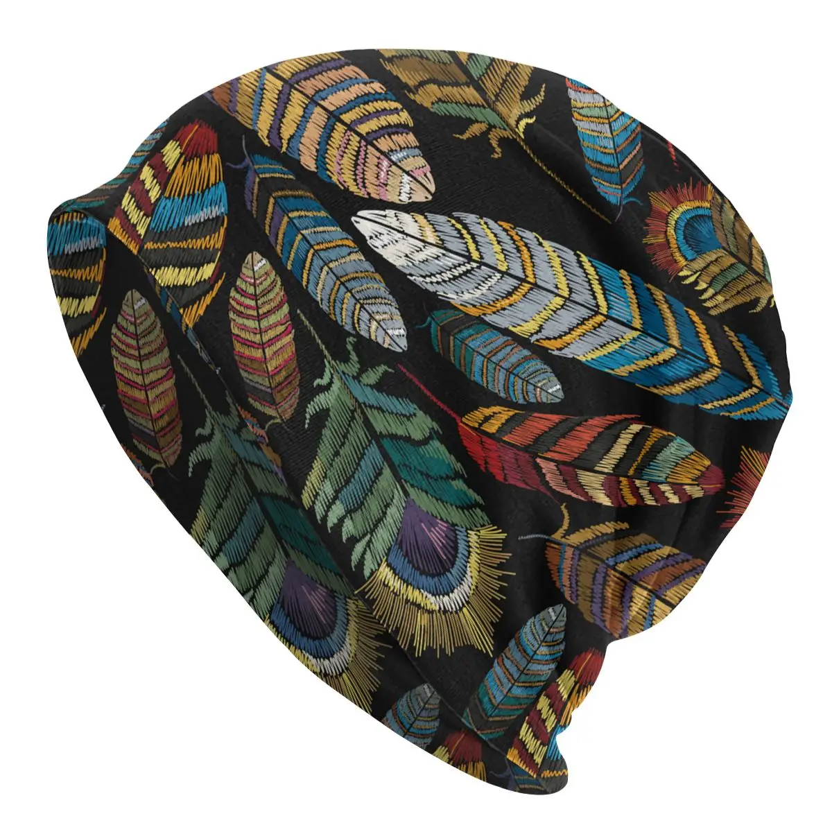 Beautiful Tropical Peacock Feathers Skullies Beanies Hats Hip Hop Men Women Street Caps Warm Dual-use Bonnet Knitted Hat
Beautiful Tropical Peacock Feathers Skullies Beanies Hats Hip Hop Men Women Street Caps Warm Dual-use Bonnet Knitted Hat