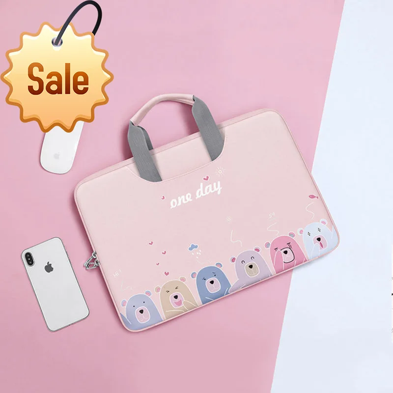 Women Cartoon Little Bear Laptop Bag Is Suitable Apple MacBook Ladies Handbag Laptop Office Bag
Women Cartoon Little Bear Laptop Bag Is Suitable Apple MacBook Ladies Handbag Laptop Office Bag