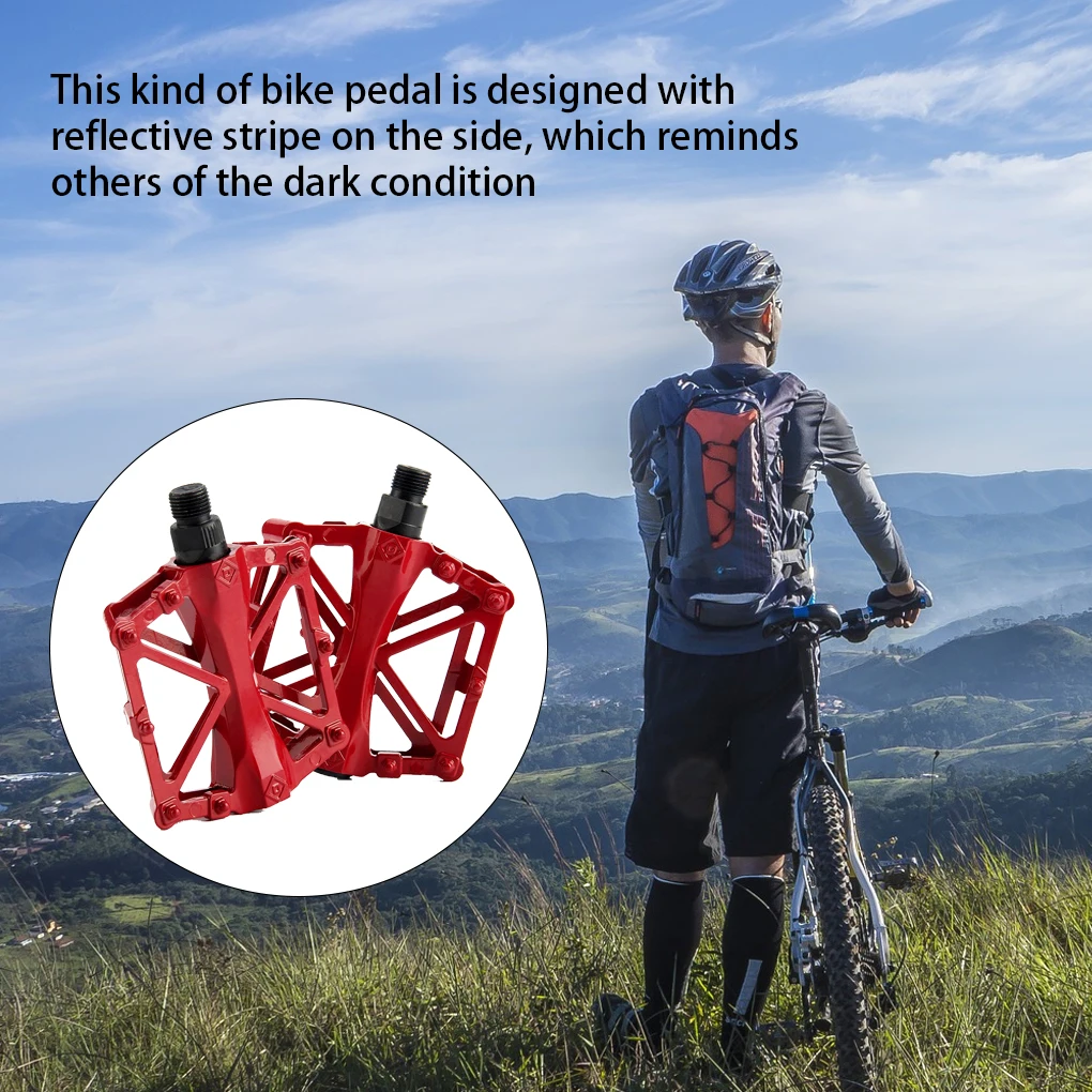 1 Pair Bicycles Pedals Aluminum Alloy Nonslip Bike Comfortable Pedal Cycling Flat Platform Professional Footrest
1 Pair Bicycles Pedals Aluminum Alloy Nonslip Bike Comfortable Pedal Cycling Flat Platform Professional Footrest
