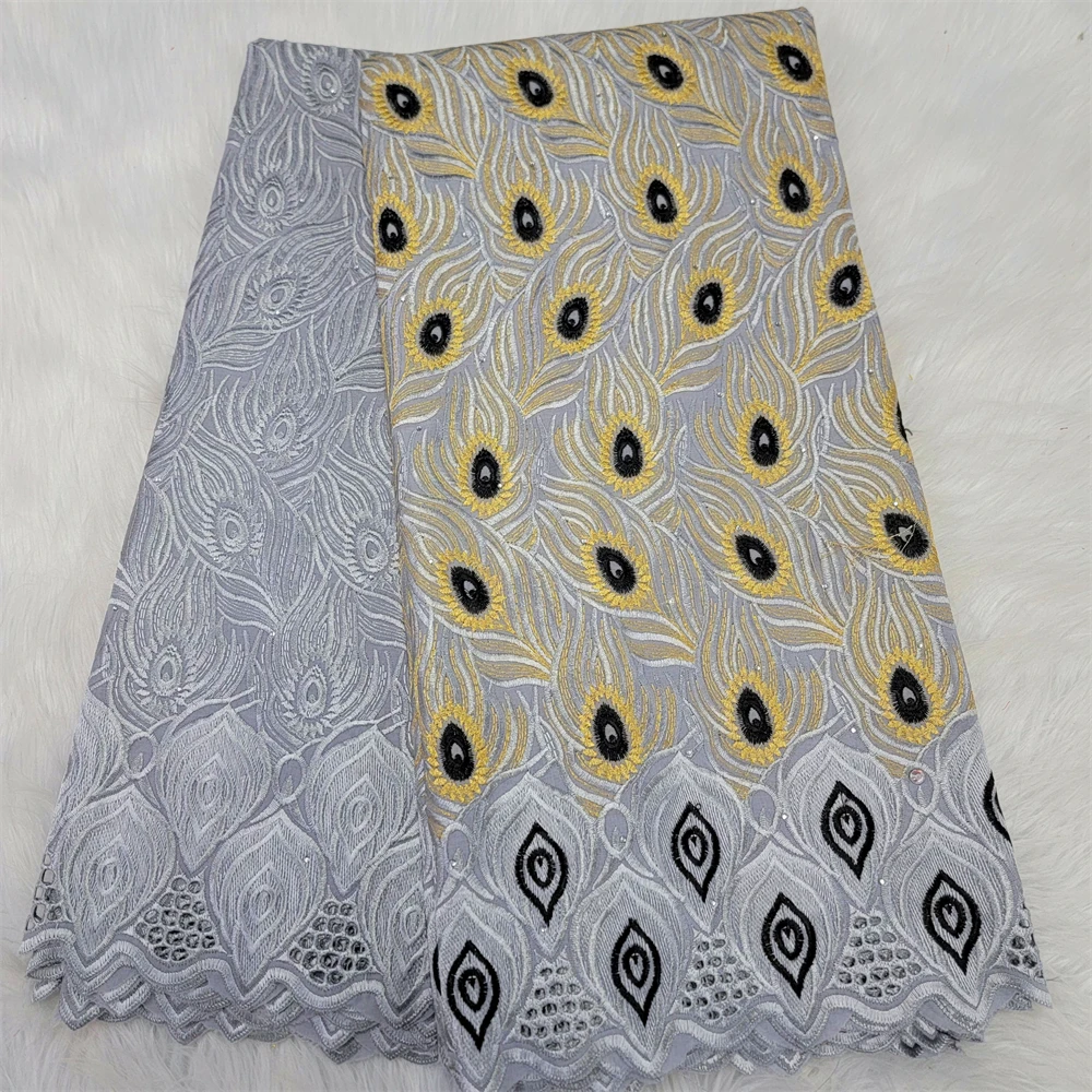 African 100%Cotton Lace Fabric 2022 High Quality Lace Material In Switzerland Embroidery 2.5+2.5Yards Swiss Voile Lace Fabrics
African 100%Cotton Lace Fabric 2022 High Quality Lace Material In Switzerland Embroidery 2.5+2.5Yards Swiss Voile Lace Fabrics