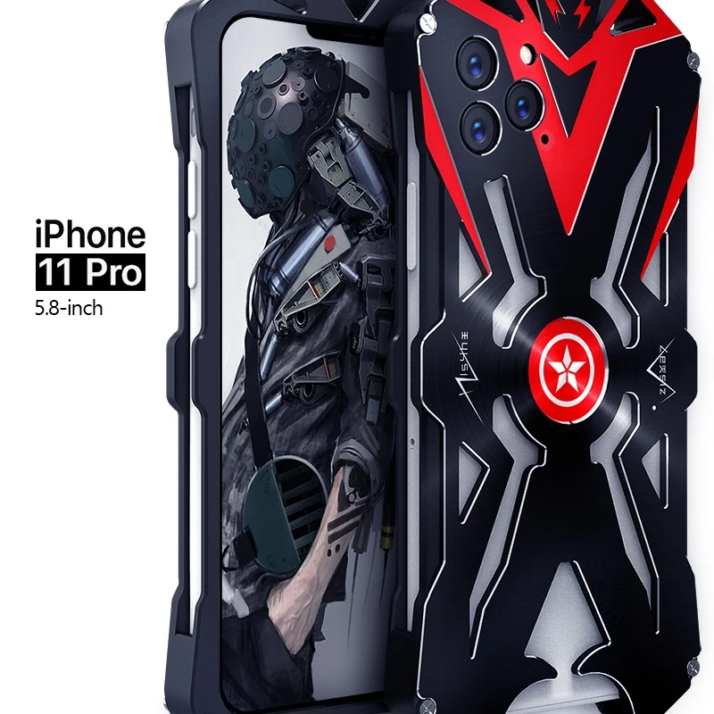 Metal Aluminum Case For iphone 11 case Armor Doom Heavy Duty ProtectionFor iphone 11 pro max 2019 New Cases Cover Bumper Coque
Metal Aluminum Case For iphone 11 case Armor Doom Heavy Duty ProtectionFor iphone 11 pro max 2019 New Cases Cover Bumper Coque