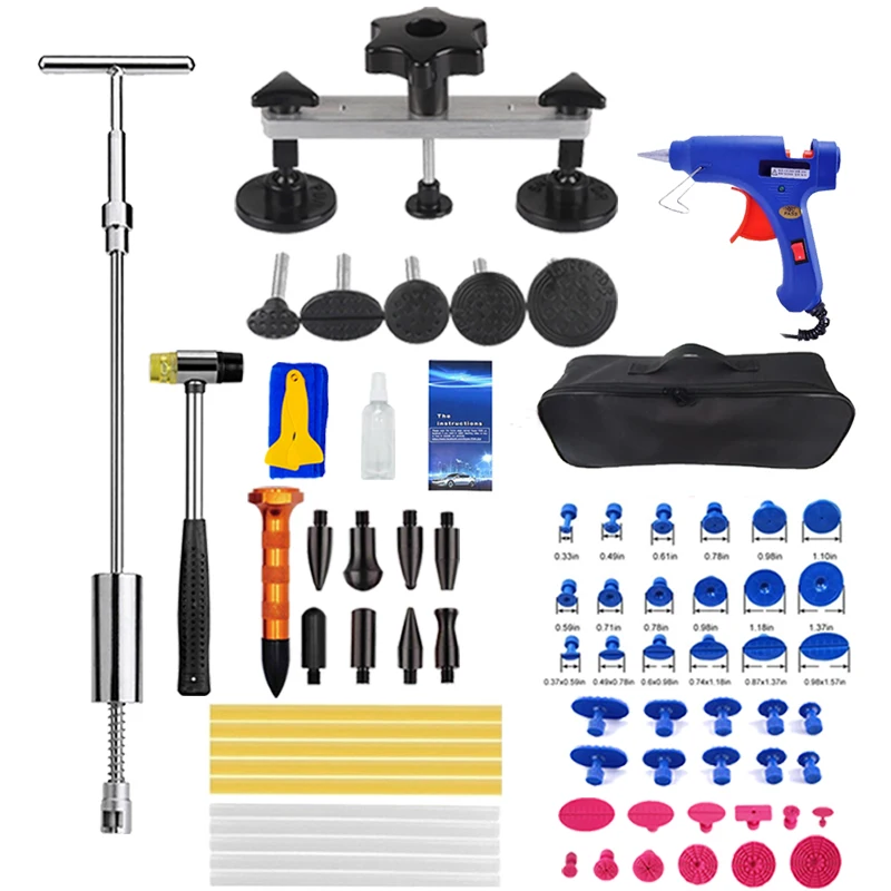 Car Body Paintless Sheet Metal Dent Repair A0uto Mixed Size Hail Pit Removal Puller Kit Reverse Hammer Slide Repair Tools Set
Car Body Paintless Sheet Metal Dent Repair A0uto Mixed Size Hail Pit Removal Puller Kit Reverse Hammer Slide Repair Tools Set