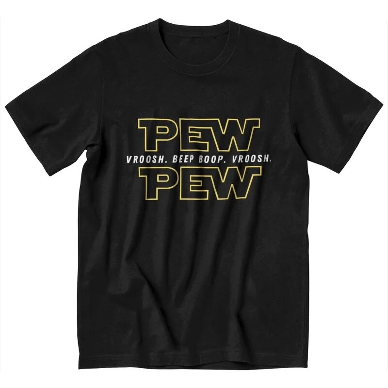 Pew – T-shirt manches courtes 100% coton pour homme, humoristique, science-fiction, Space Star, bruits, pour Geeks, cadeau
Pew – T-shirt manches courtes 100% coton pour homme, humoristique, science-fiction, Space Star, bruits, pour Geeks, cadeau