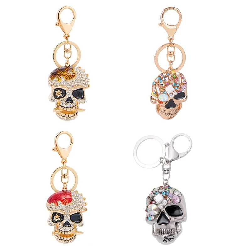 2023 New Diamond-Studded Skull Keychain Hanging Decorative Charm Pendant Supplies for Car Wallet Purse Door Decoration
2023 New Diamond-Studded Skull Keychain Hanging Decorative Charm Pendant Supplies for Car Wallet Purse Door Decoration