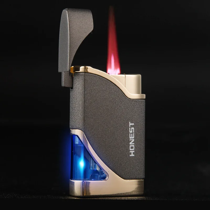 New Visible Window Inflatable Lighter Ultrathin Windproof Mini Red Flame with Light Boutique Lighter Creative Men's Gift
New Visible Window Inflatable Lighter Ultrathin Windproof Mini Red Flame with Light Boutique Lighter Creative Men's Gift