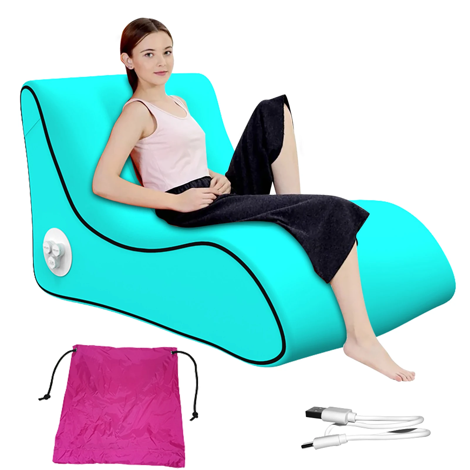 Iatable Sofa Chair One-Key Automatic Iatable Lounger Electric Pump & Power Bank Blow Up Couch Chair For Camping Traveling
Iatable Sofa Chair One-Key Automatic Iatable Lounger Electric Pump & Power Bank Blow Up Couch Chair For Camping Traveling