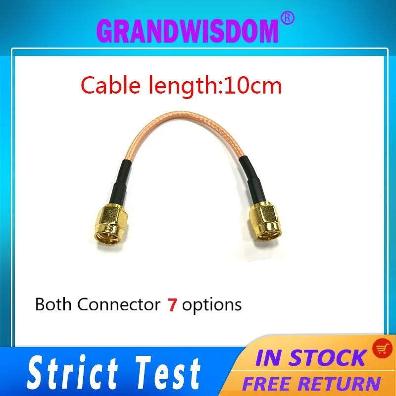 

Коаксиальный Электрический кабель GWS, разъем 10 см, антенна RG316, 7 вариантов, разъем SMA «папа», «мама»