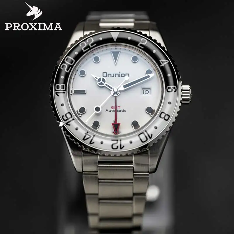 Proxima PX1702 39mm GMT 6460 Luxury Men Automatic Mechanical Watch Luminous Bidirectional Bezel Sapphire 20Bar Dive Mens Clock
Proxima PX1702 39mm GMT 6460 Luxury Men Automatic Mechanical Watch Luminous Bidirectional Bezel Sapphire 20Bar Dive Mens Clock