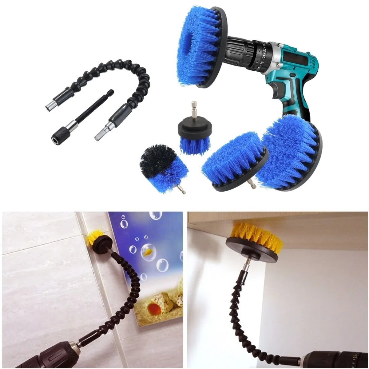 Practical Drill Fitted Into the End of Cleaning Brush (6 Piece) Ergonomic Design Practical Products
Practical Drill Fitted Into the End of Cleaning Brush (6 Piece) Ergonomic Design Practical Products