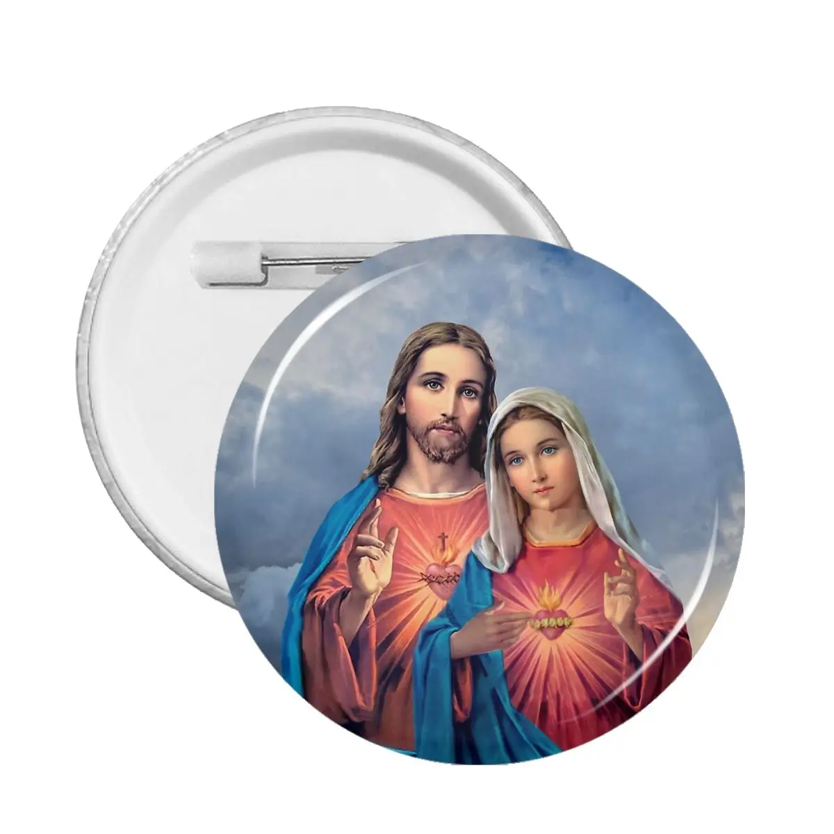Значок на булавке для рюкзака с изображением Иисуса Христа 
Значок на булавке для рюкзака с изображением Иисуса Христа