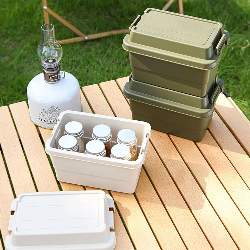 New Outdoor Camping Storage Box Outdoor Sundries Mini Storage Box Portable Camping Seasoning Bottle Storage Box Large Capacity
New Outdoor Camping Storage Box Outdoor Sundries Mini Storage Box Portable Camping Seasoning Bottle Storage Box Large Capacity