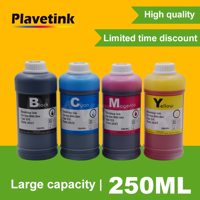 Plavetink Black CISS Refill Ink Photo Universal Ink Compatible with for Canon for Brothers Printers and Cartridges 250ml
Plavetink Black CISS Refill Ink Photo Universal Ink Compatible with for Canon for Brothers Printers and Cartridges 250ml