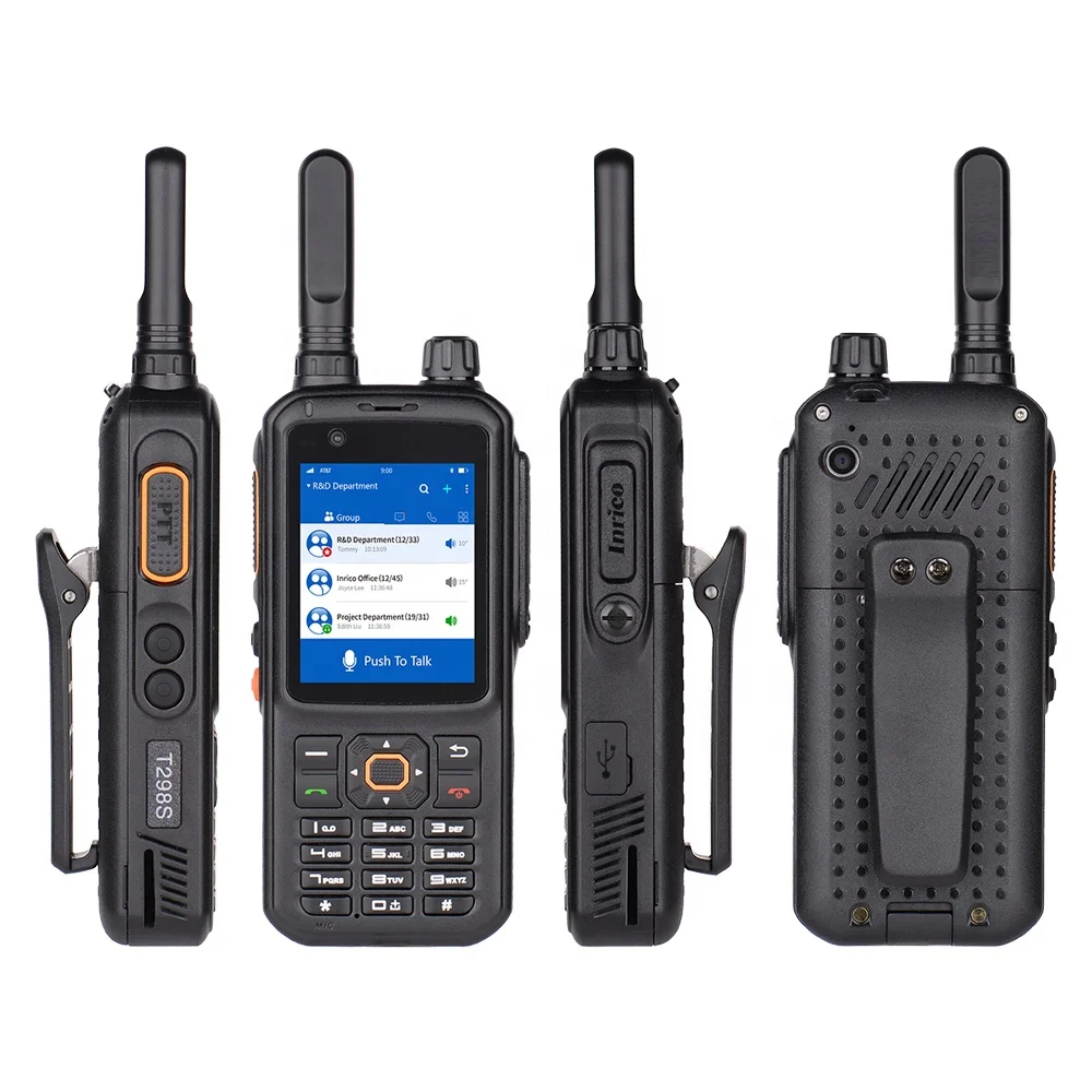 Network radio receiver dual sim card two-way radio walkie talkie T298S INRICO
Network radio receiver dual sim card two-way radio walkie talkie T298S INRICO