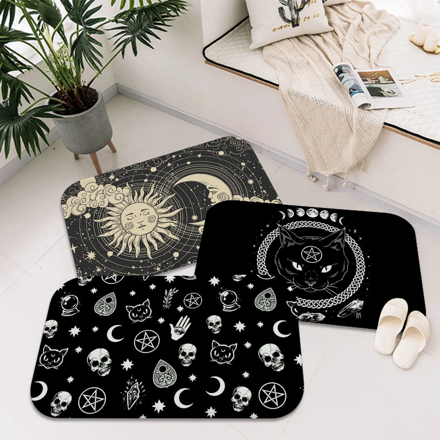 Witches Moon Tarot Floor Mat Floor Mat Nordic Style Home Doormat Bathroom-Toilet Mats Bedroom Hotel Decor Mat
Witches Moon Tarot Floor Mat Floor Mat Nordic Style Home Doormat Bathroom-Toilet Mats Bedroom Hotel Decor Mat