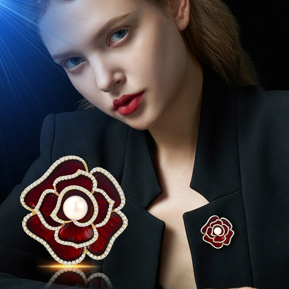 Exquisite Fashion Colorful Crystal Big Flower Brooch Charm Ladies Wedding Party Costume Jewelry Accessories Fashion Pin
Exquisite Fashion Colorful Crystal Big Flower Brooch Charm Ladies Wedding Party Costume Jewelry Accessories Fashion Pin