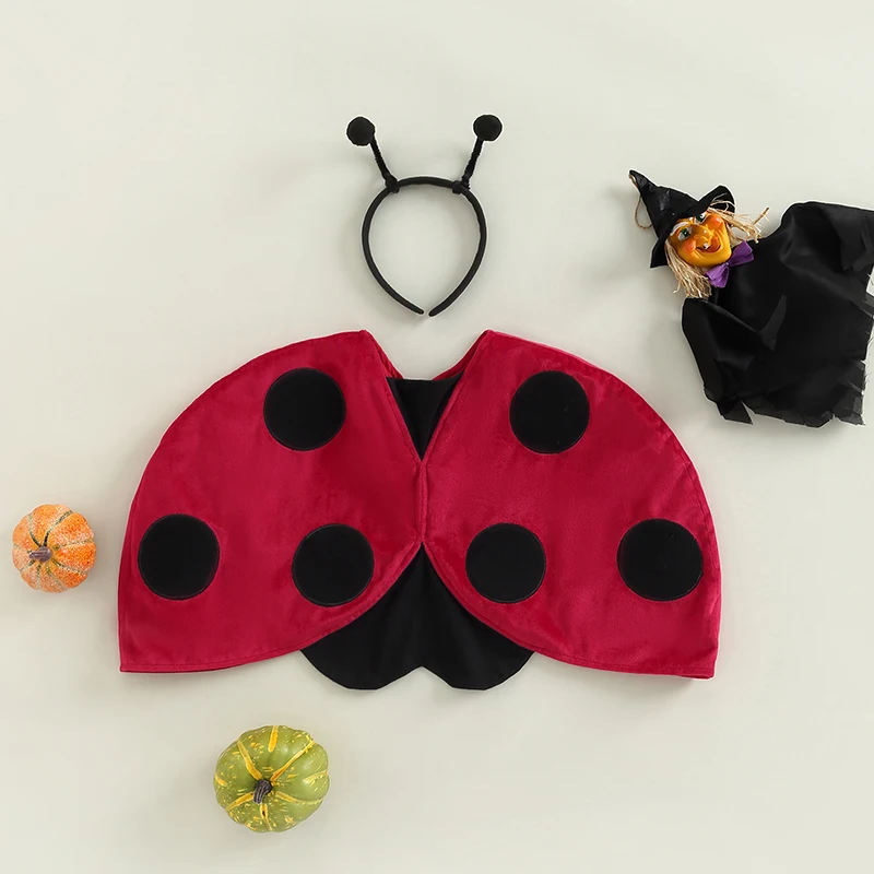 EWODOS 0-3 Years Toddlers Baby's Ladybird Costume Baby Ladybug Cape Headband Set for Cosplay Halloween Party Photography 2023
EWODOS 0-3 Years Toddlers Baby's Ladybird Costume Baby Ladybug Cape Headband Set for Cosplay Halloween Party Photography 2023