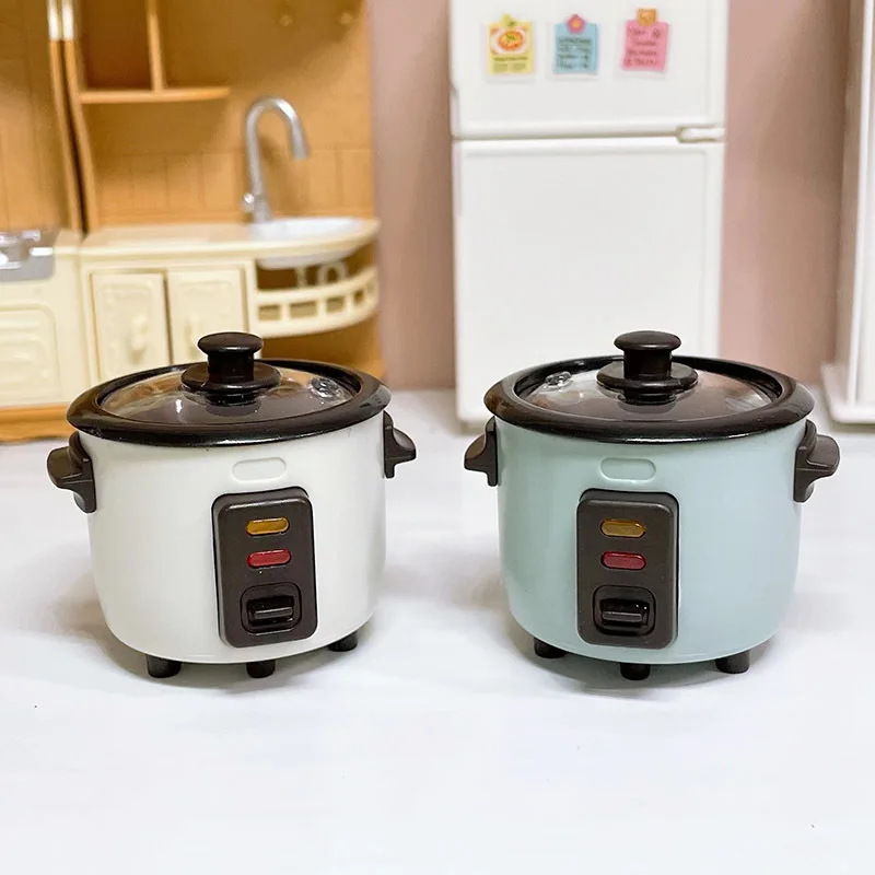 Mini Rice Cooker Model 1/12 Scale Miniature Kitchen Dollhouse Appliance Rice Cooker Simulation Kitchen Accessories Toys
Mini Rice Cooker Model 1/12 Scale Miniature Kitchen Dollhouse Appliance Rice Cooker Simulation Kitchen Accessories Toys