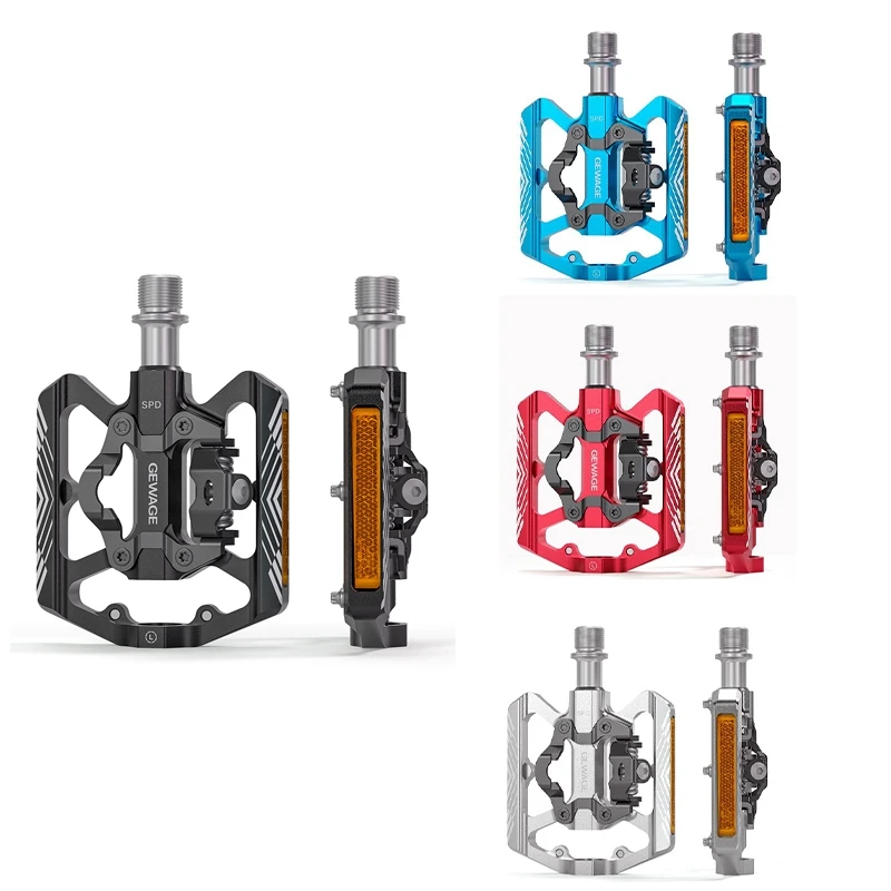 GEWAGE Bicycle Pedals Ultralight Anti-Slip CNC BMX MTB Road Bike Pedal Cycling 3 Sealed Bearing Bike Pedals SPD Pedals
GEWAGE Bicycle Pedals Ultralight Anti-Slip CNC BMX MTB Road Bike Pedal Cycling 3 Sealed Bearing Bike Pedals SPD Pedals