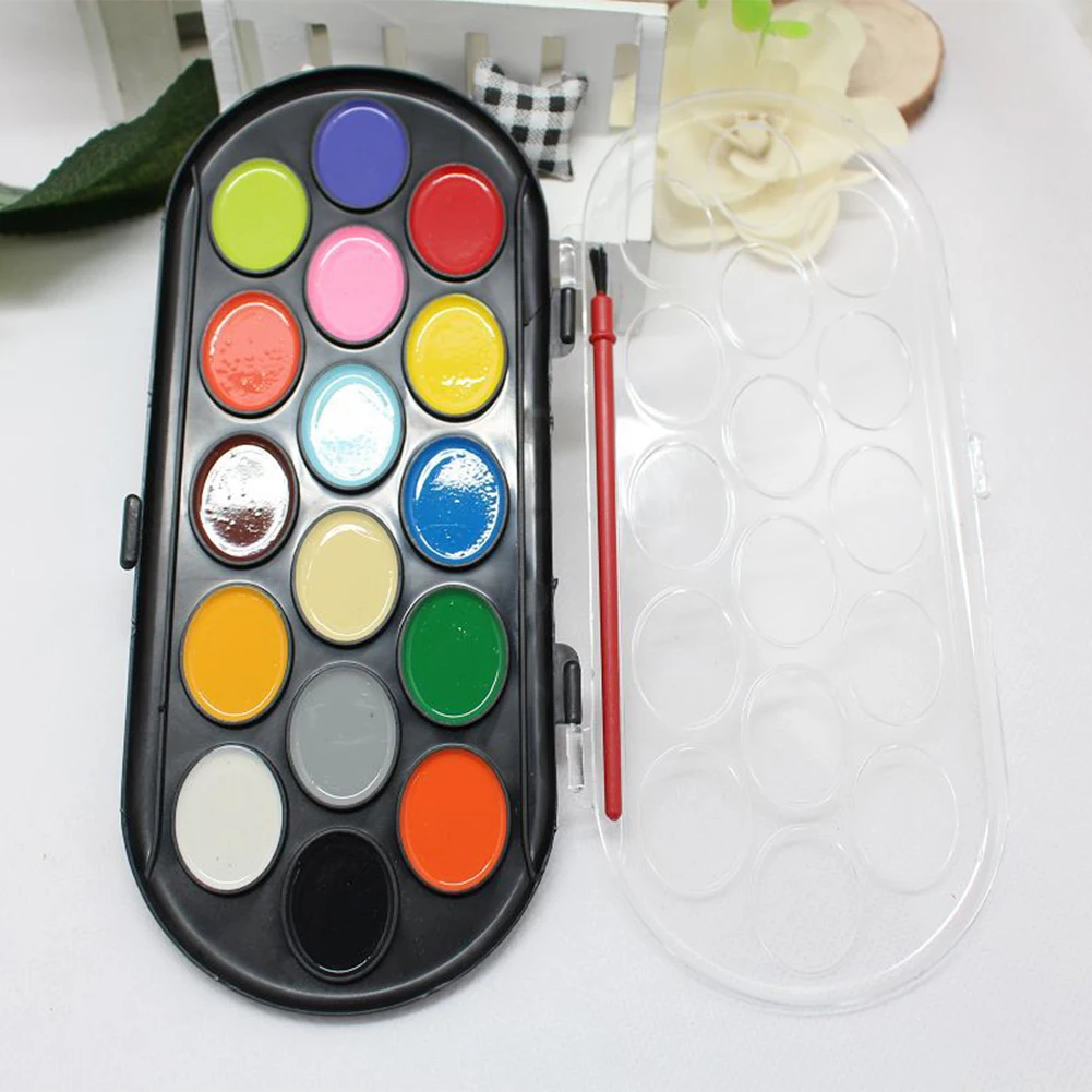 Toy Tool Professional Solid Gift Water Color 16 Colors Art Handwork Sketch DIY Paint Box Paint Brush Portable Kids Paintbrush
Toy Tool Professional Solid Gift Water Color 16 Colors Art Handwork Sketch DIY Paint Box Paint Brush Portable Kids Paintbrush